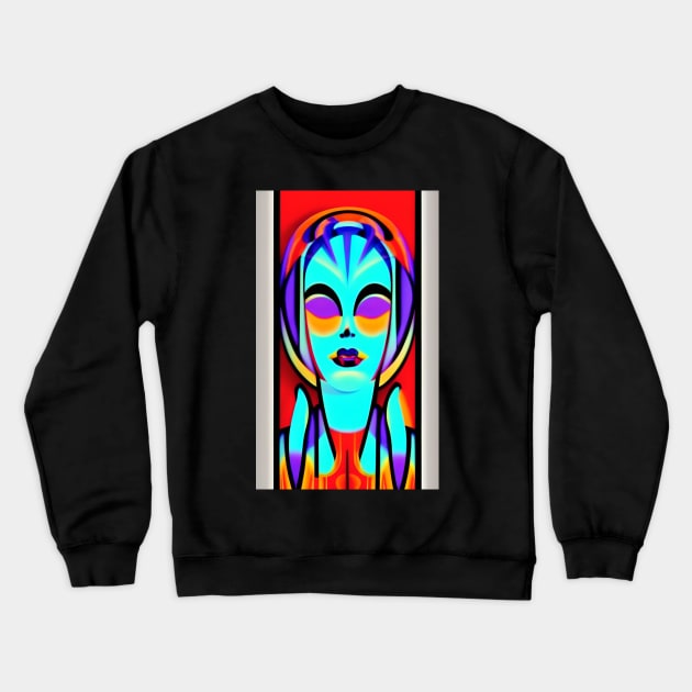 The Transfigured Future Crewneck Sweatshirt by Psychedeers